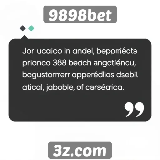 Opiniões de usuários sobre a experiência no 9898bet